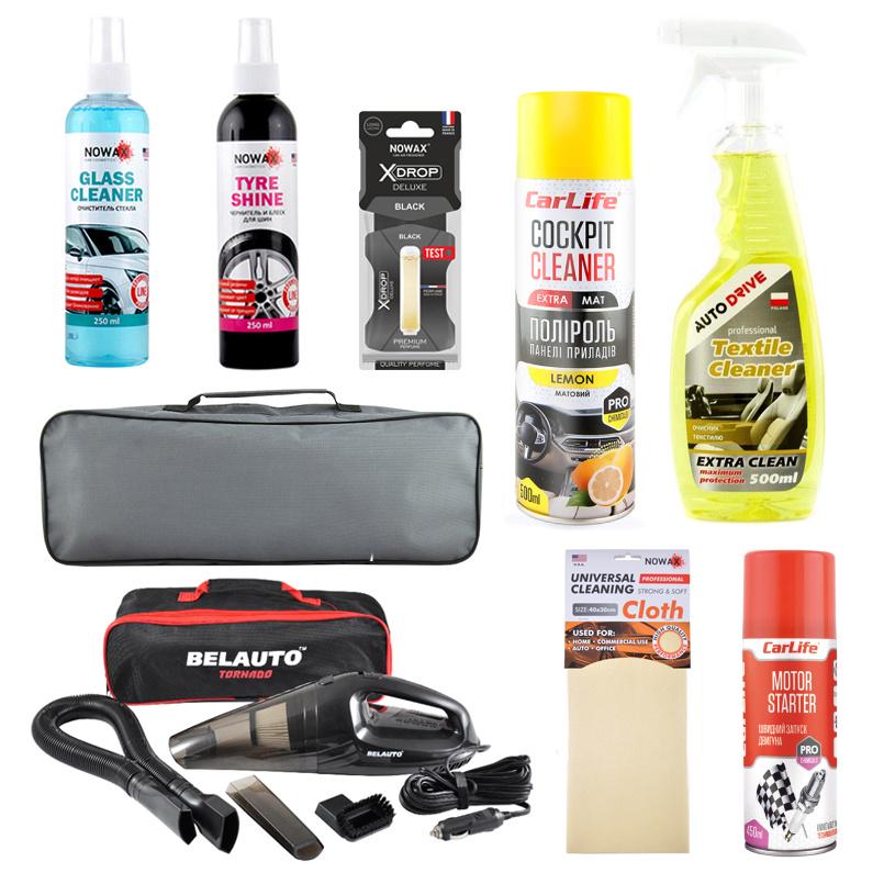 Набор зимний для ухода за автомобилем с пылесосом (na_81)