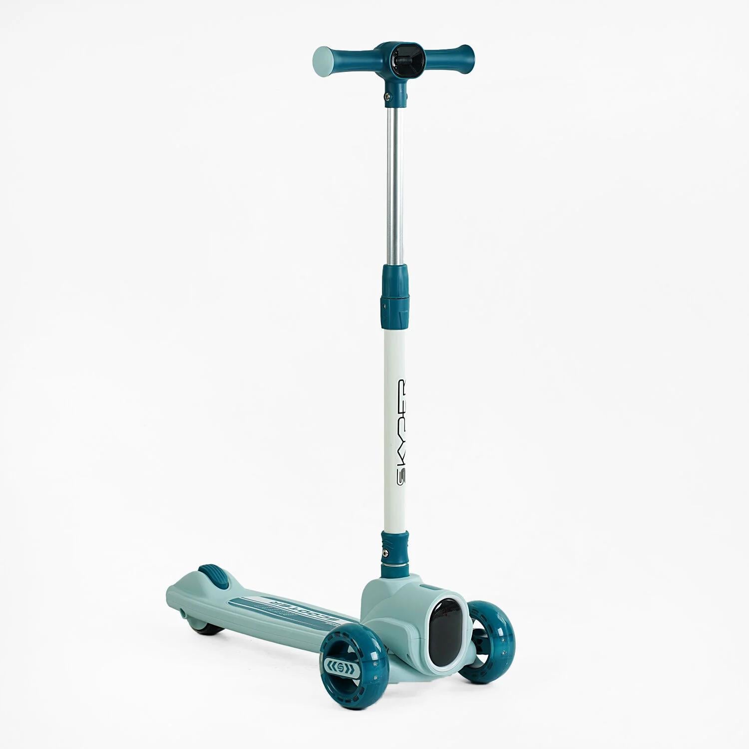 Самокат трехколесный Skyper FG-05712/6 подсветка платформы/руль складной/в коробке/колеса PU со светом 125х47 мм (25104309)