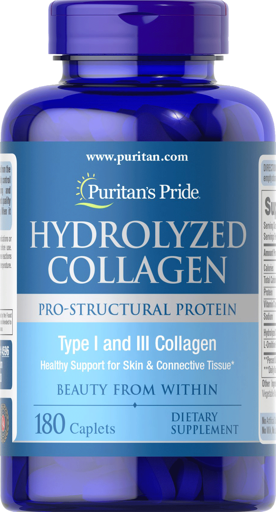 Коллаген Hydrolyzed Collagen Type 1 and 3 Collagen 180 caplets