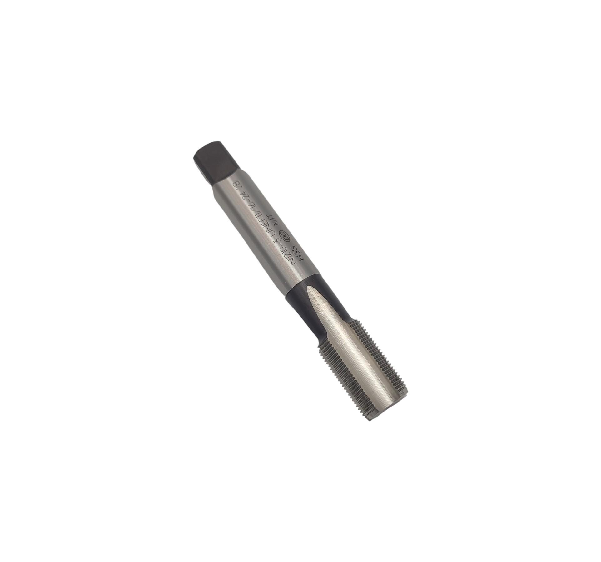 Метчик дюймовый DC Swiss UNEF 11/16" 24 нитей Р6М5 HSS ISO529 N1210-3 103611 (055572)