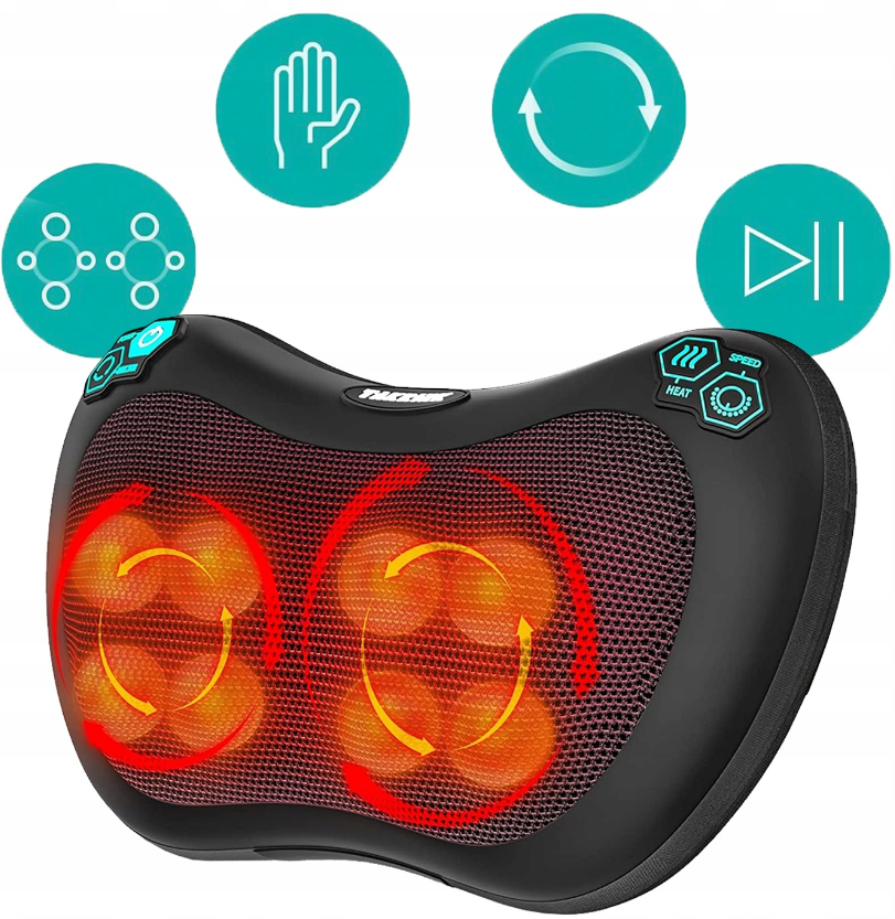 Подушка масажна для шиї/плеч та спини Maltec 30 Вт - фото 7 Подушка масажна для шиї/плеч та спини Maltec 30 Вт - фото 7