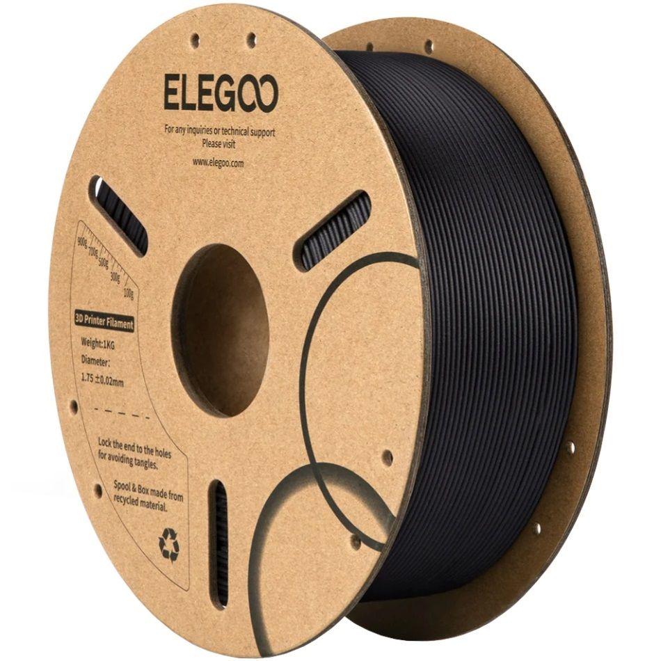 Филамент ELEGOO PLA-CF 1 кг 1,75 мм с углеродным волокном Черный (50.203.0464)