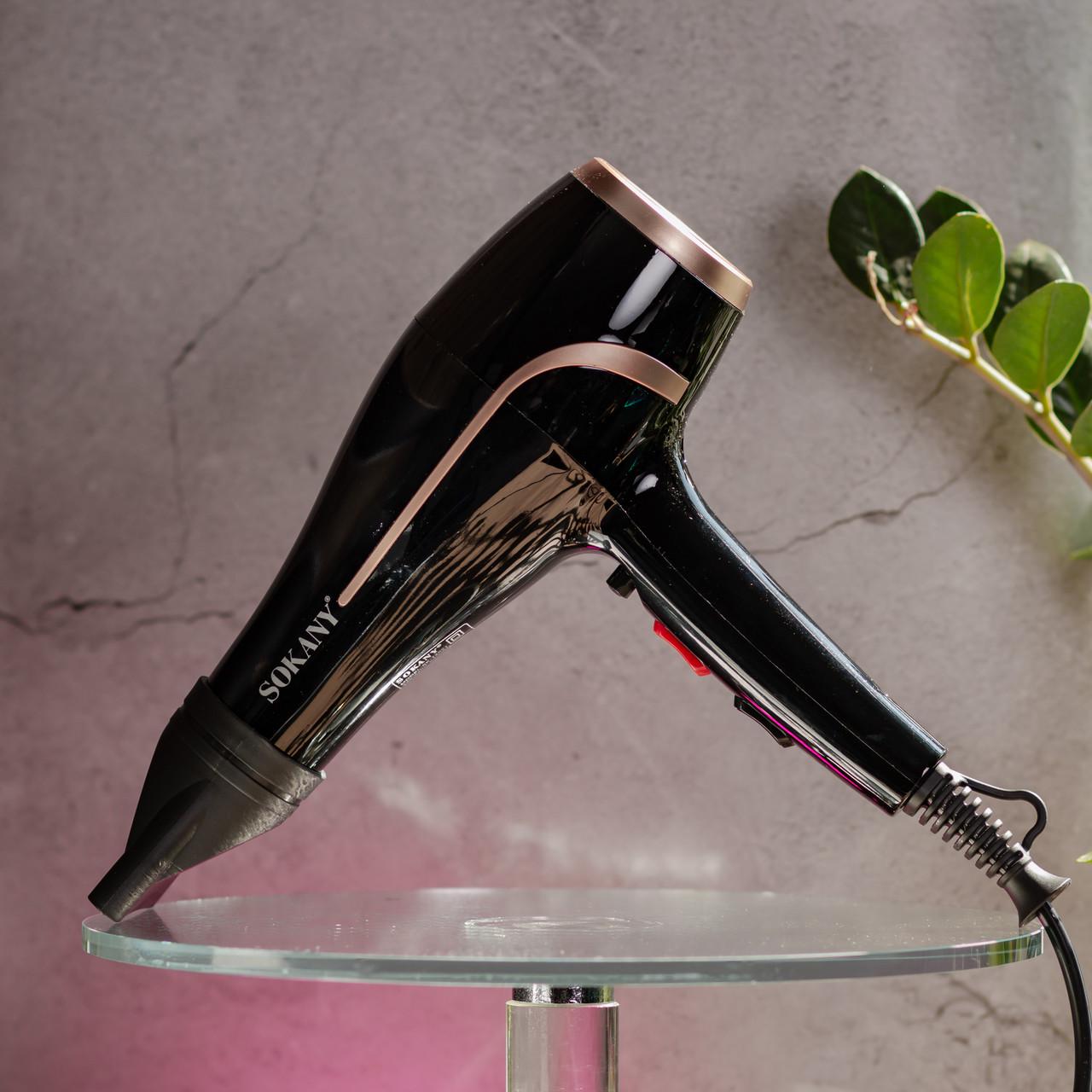 Фен для волос Sokany SK-14021 с концентратором 2400 Вт (7411) - фото 6