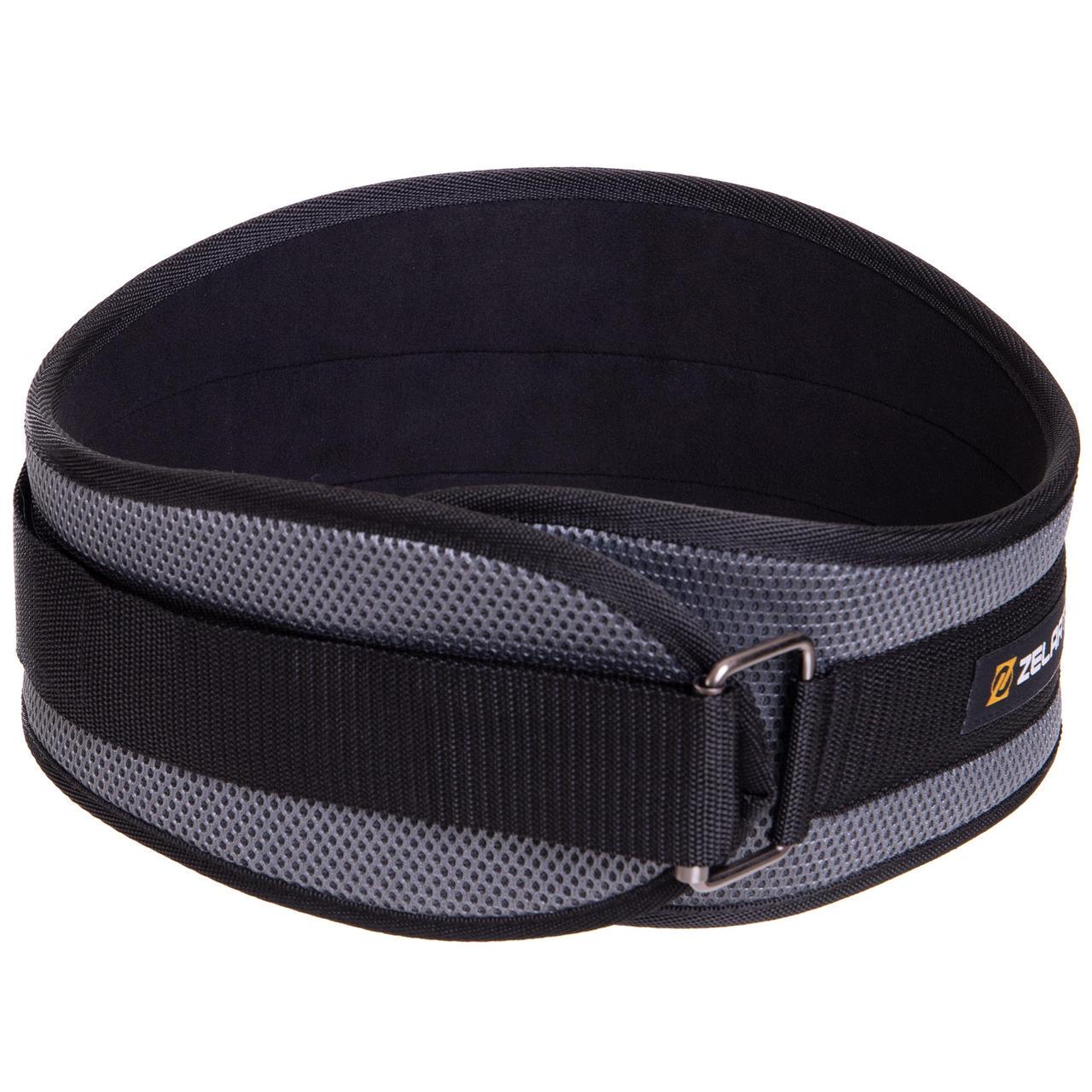 Пояс атлетический текстильный Zelart FI-2634-105 спинка 17 см (2539368101)