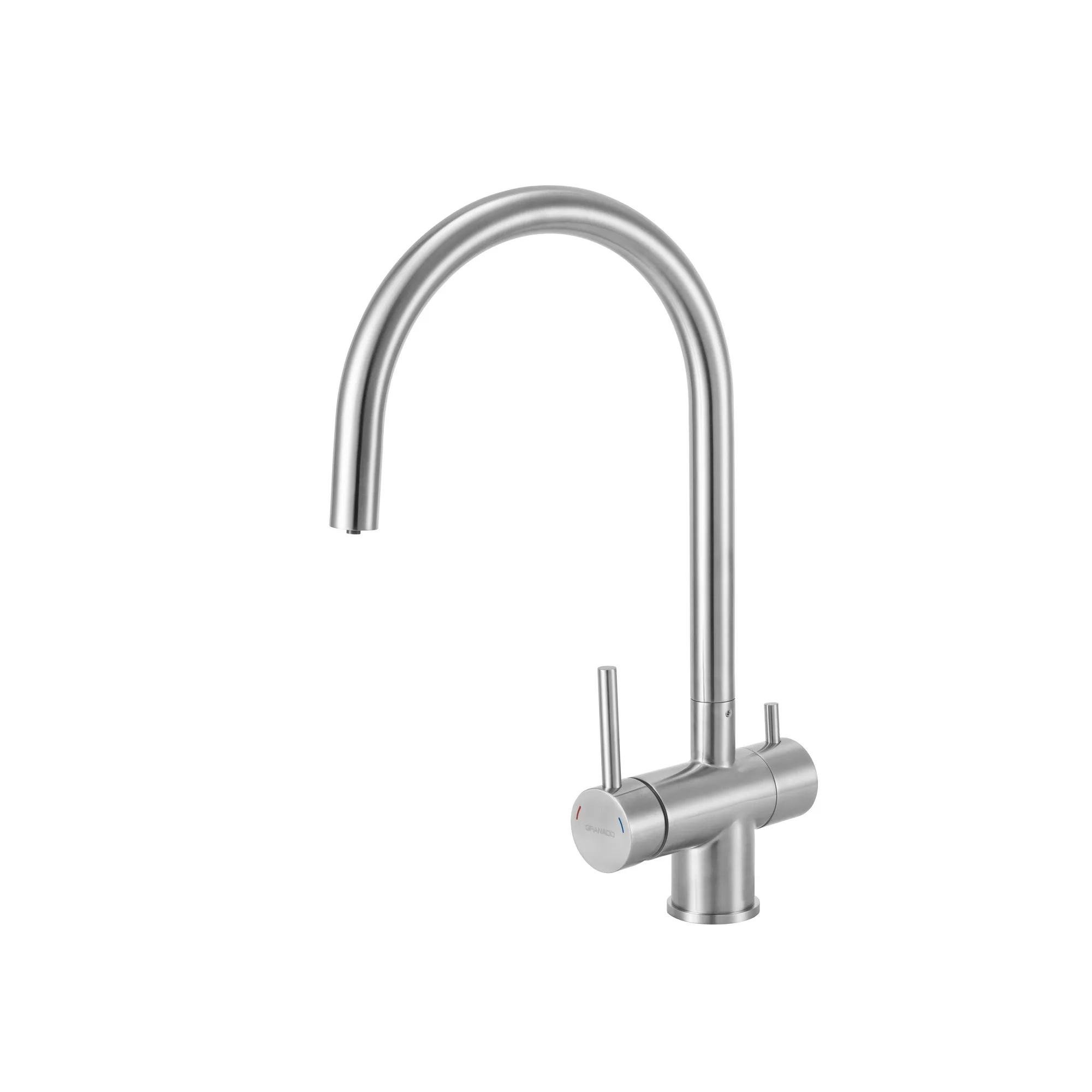 Смеситель для кухни GRANADO Caspe Inox однорычажный Сатин (GRA-23237)