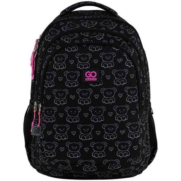 Рюкзак школьный GoPack 44х32х18 см Черный (ЦБ-00033786)