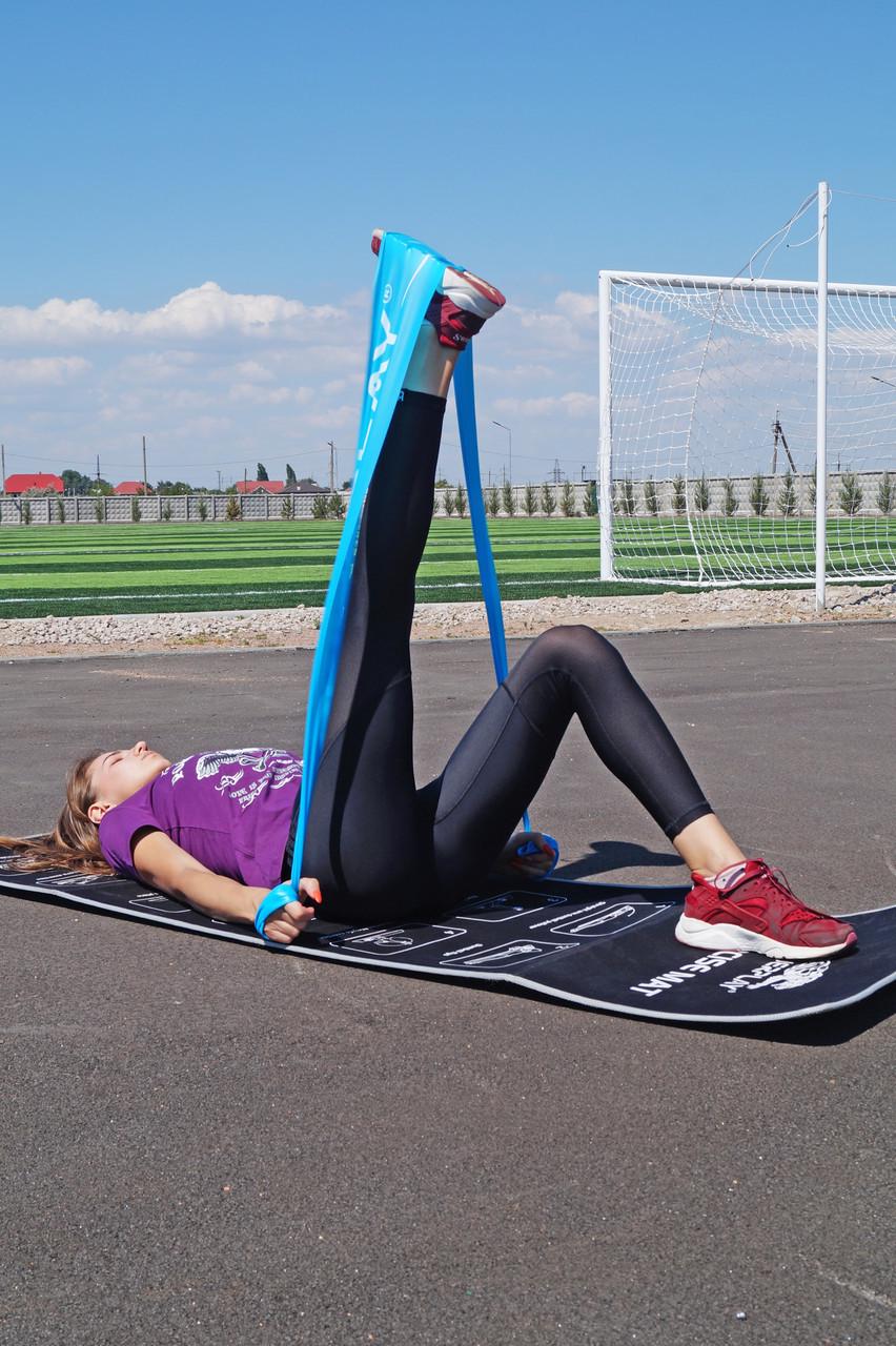 Лента-эспандер для фитнеса и реабилитации PowerPlay 4112 0,4 мм MediBand Light 6,8 кг Синий (A-011807) - фото 6 Лента-эспандер для фитнеса и реабилитации PowerPlay 4112 0,4 мм MediBand Light 6,8 кг Синий (A-011807) - фото 6