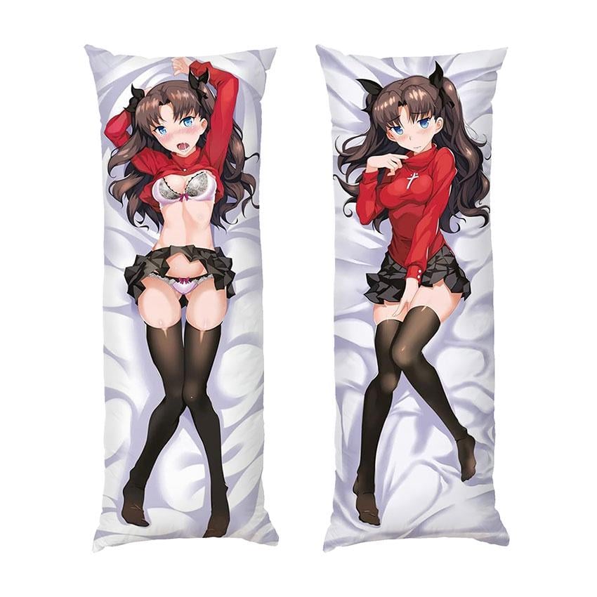 Подушка дакимакура Tohsaka Rin Fate Stay Night габардин 150х50 см