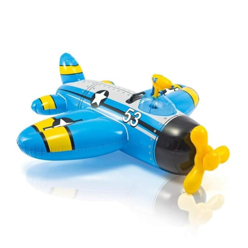 Пліт надувний Intex літак (57537)