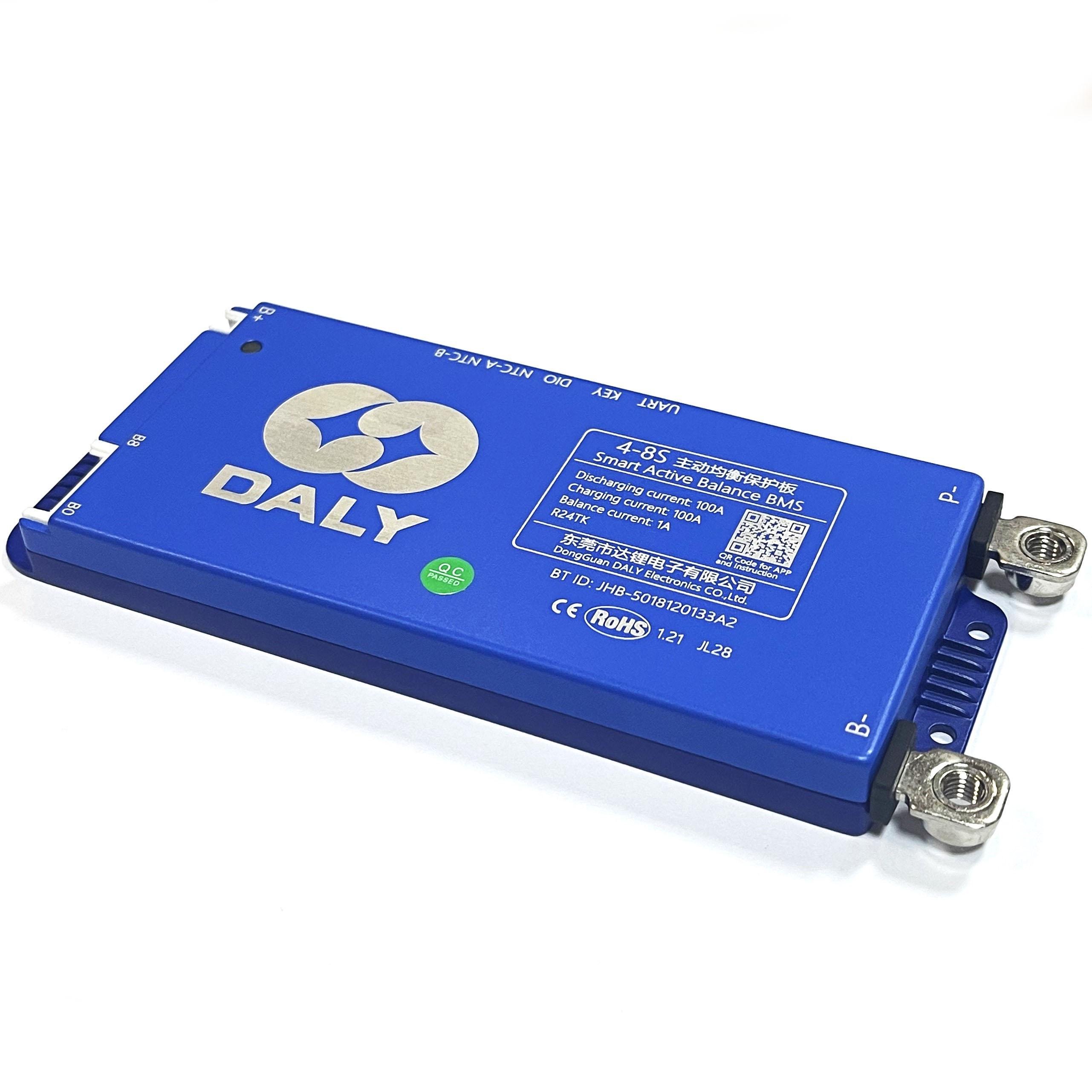 Плата Smart BMS DALY 4-8S 100A+1А active balancеr+BT - фото 6 Плата Smart BMS DALY 4-8S 100A+1А active balancеr+BT - фото 6