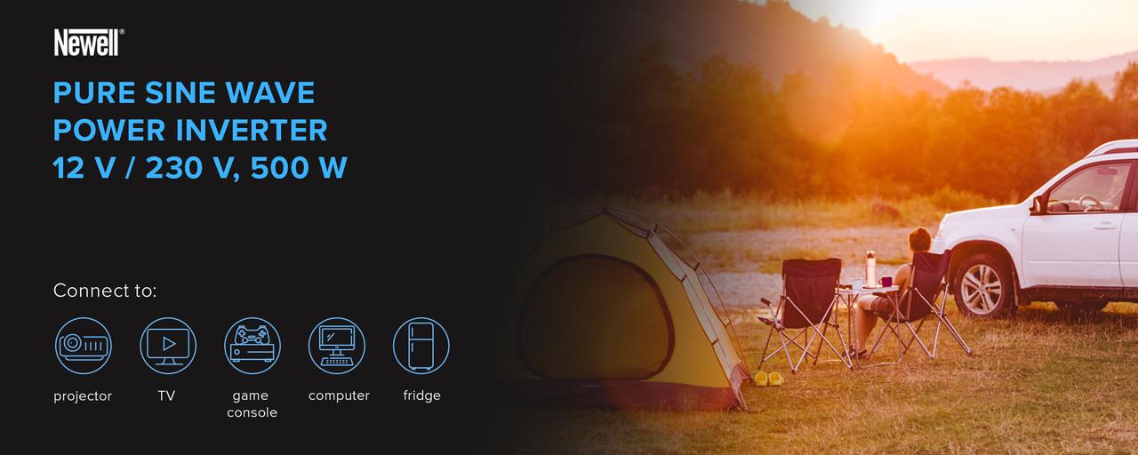 Інвертор 12220 Newell з чистою синусоїдою 500 Вт (1975442446) - фото 9