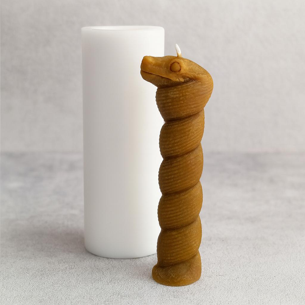 Форма для свечей Обвивающая змея (1262)