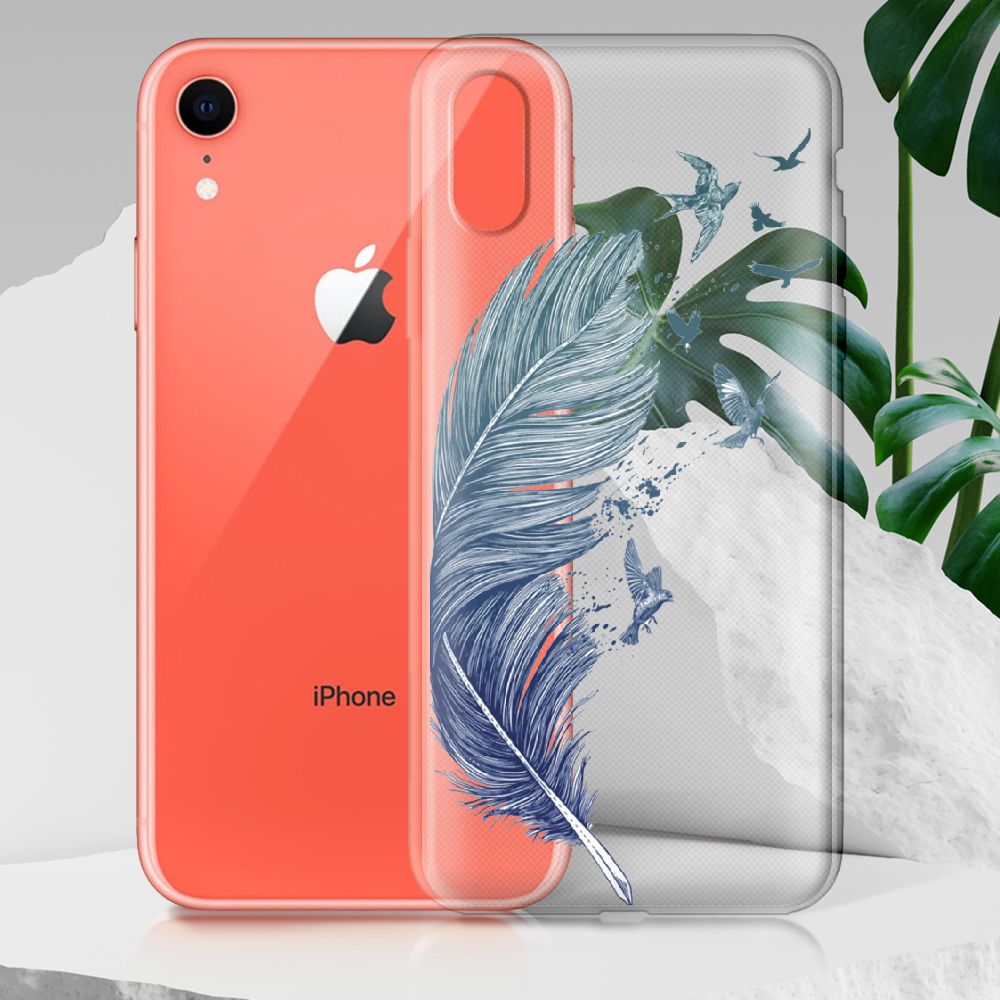 Чохол Boxface iPhone XR Feather Прозорий силікон (35417-cc38-35417) - фото 2