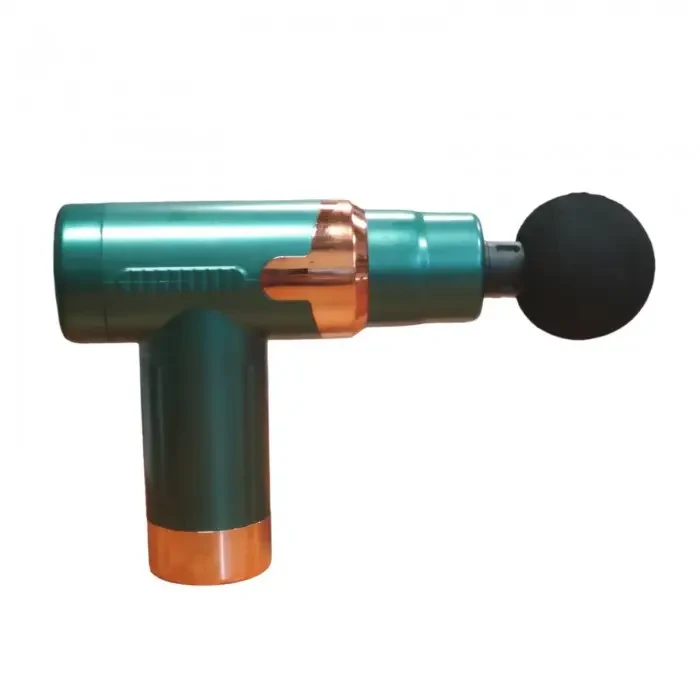 Массажер для тела Fascial Gun JY-760 аккумуляторный с 4 насадками Зеленый (9507)