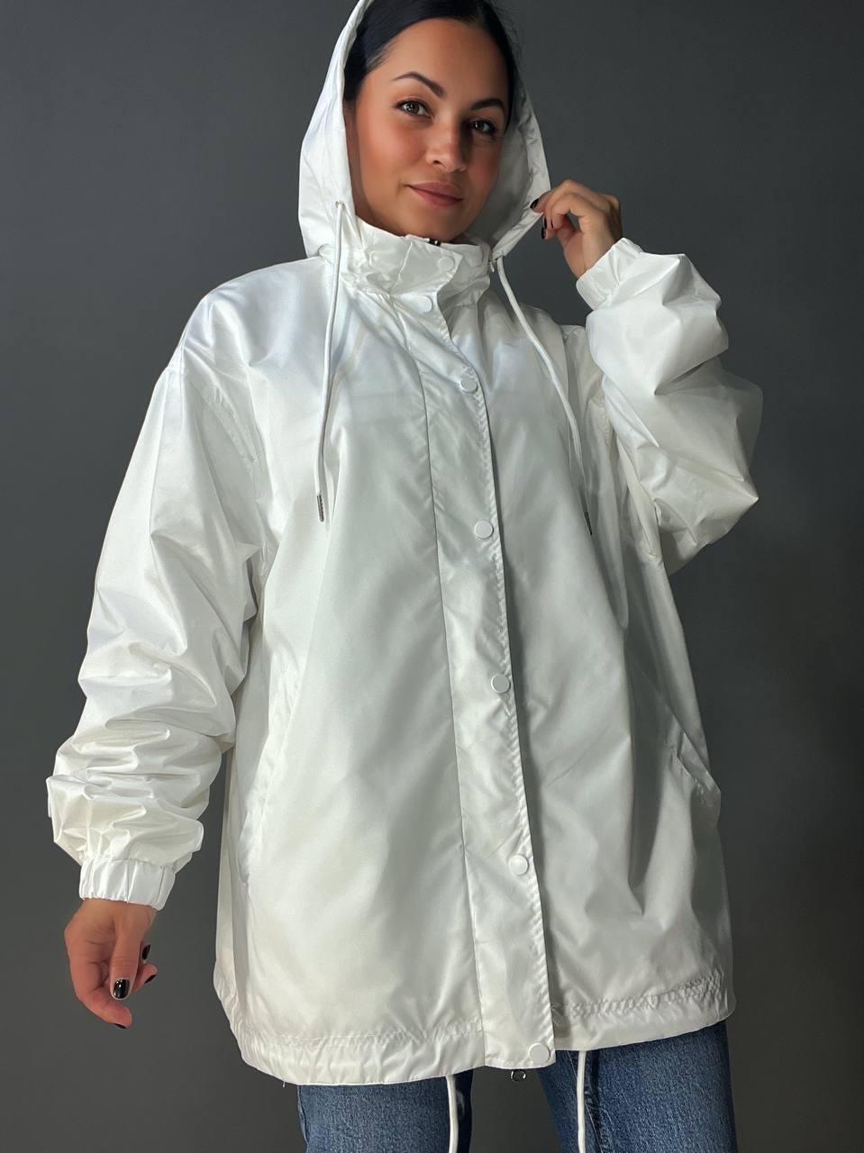Куртка женская Lady Yep 9096-1 с капюшоном OS Белый (26755945) - фото 6