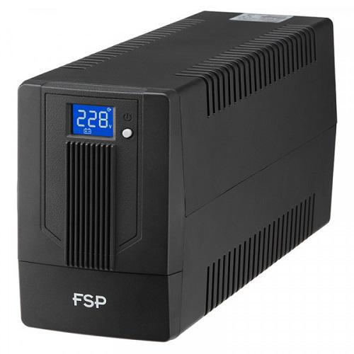 Джерело безперебійного живлення FSP PPF3602700 iFP-600 600ВА 360 Вт USB LCD 2хSchuko AVR Black (575802) - фото 2