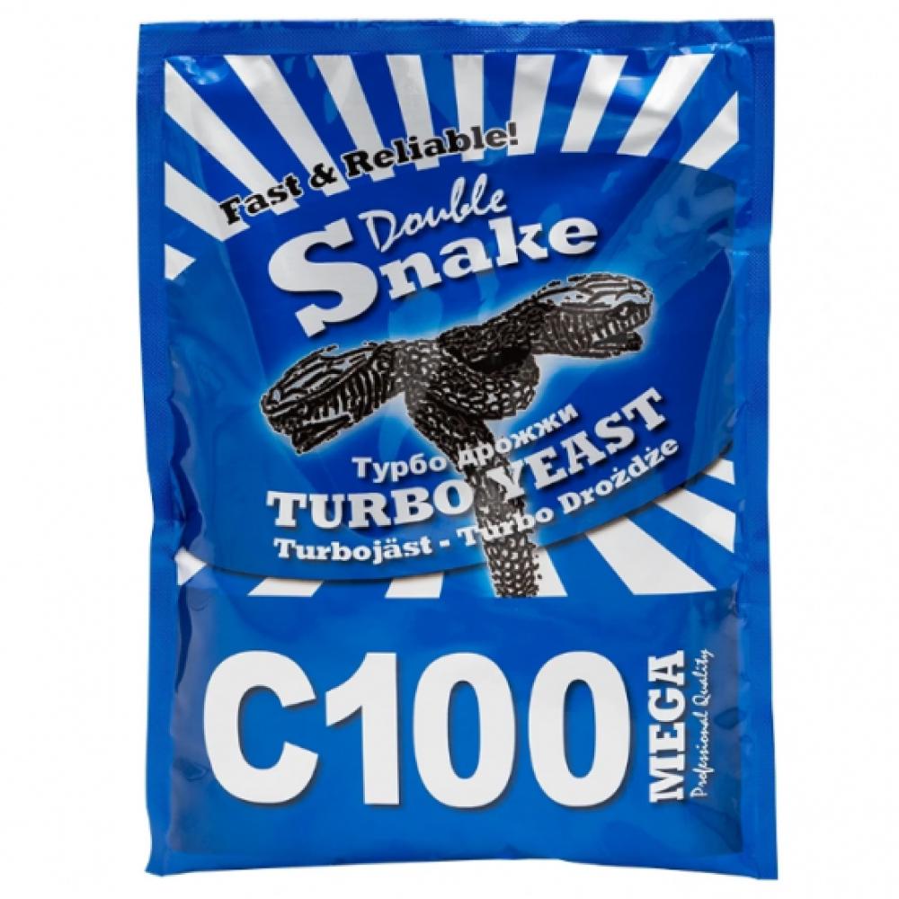 Турбо дрожжи спиртовые Double Snake C-100 Turbo 360 г (17000)