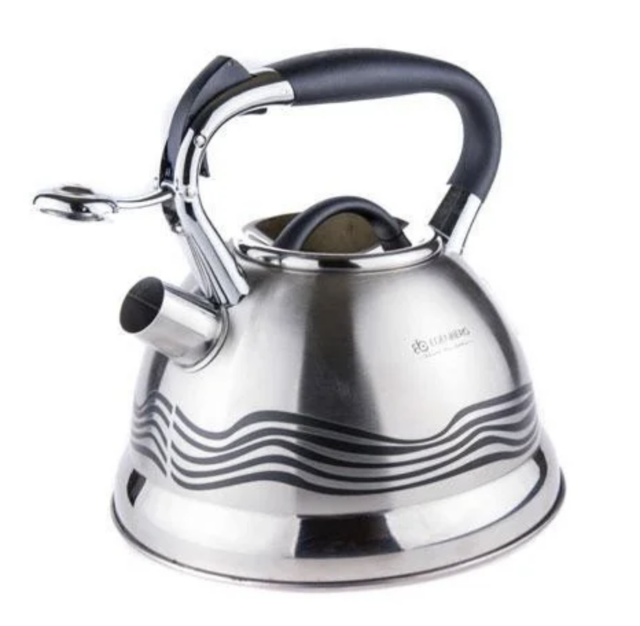 Чайник із нержавіючої сталі зі свистком Edenberg 3 л (EB-1902)