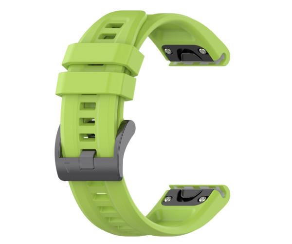 Ремешок Silicone для Garmin Fenix 8 51 мм Салатовый