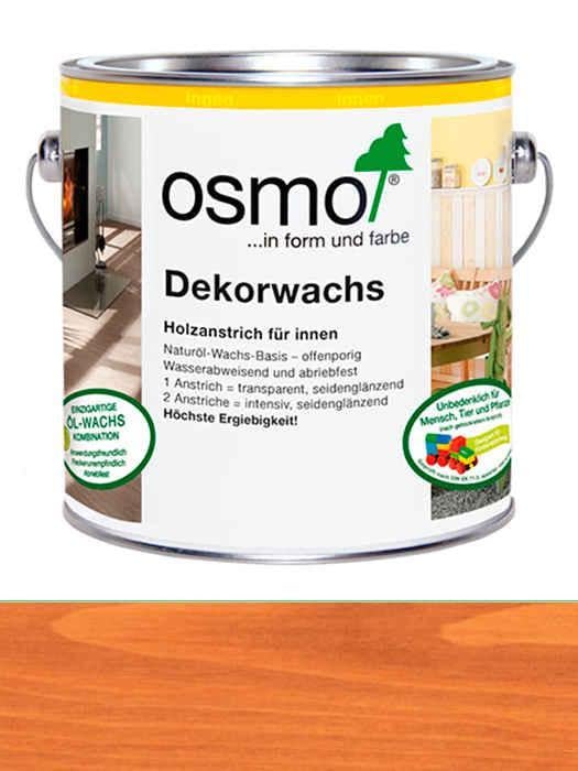 Масло Dekorwachs Transparent tone Osmo прозрачное цветное для древесины 0,75 л 3137 Вишня