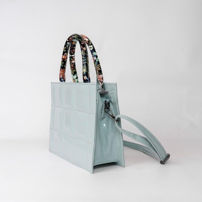 Сумка женская XENIA № 60-21 каркасная из глаткой экокожи Мятный - фото 2 Сумка женская XENIA № 60-21 каркасная из глаткой экокожи Мятный - фото 2