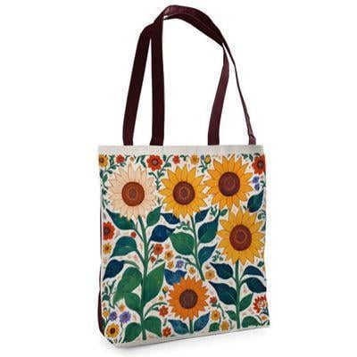 Сумка тканевая Tenderness Подсолнухи (693536322)