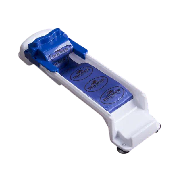 Долмер для заделки голубцов и долмы 10/15/22 мм 35,4х8,5х4,5 см Белый с синим