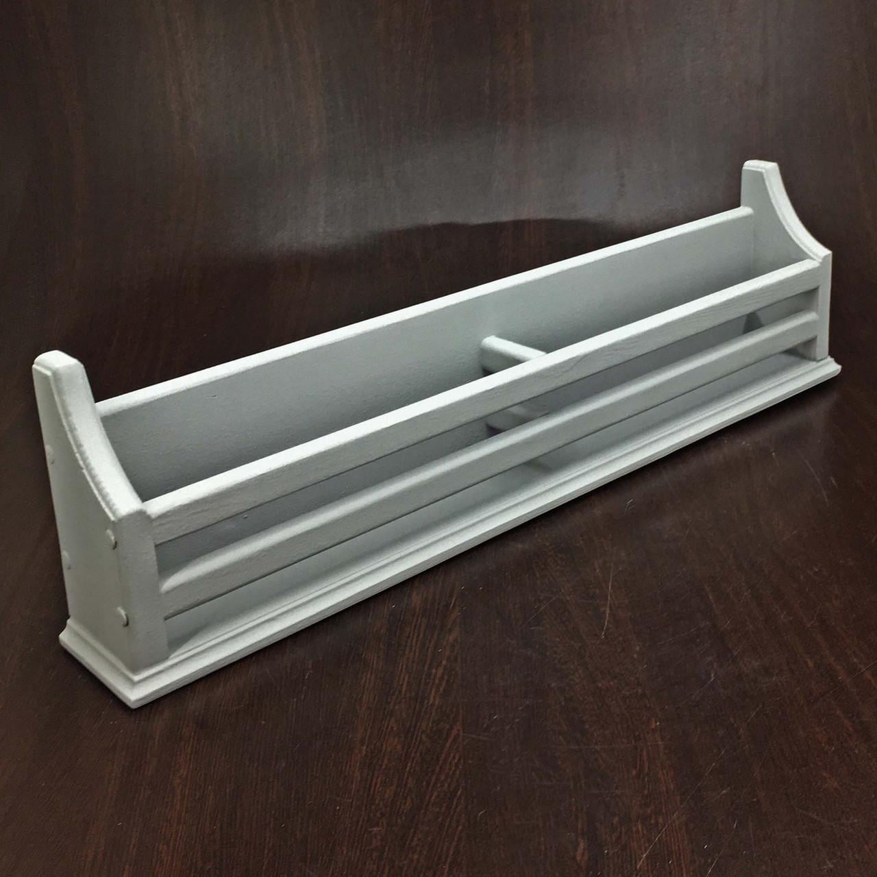 Полка настенная из дерева Маргарита 10х75 см Маренго (КПГ-10750219)