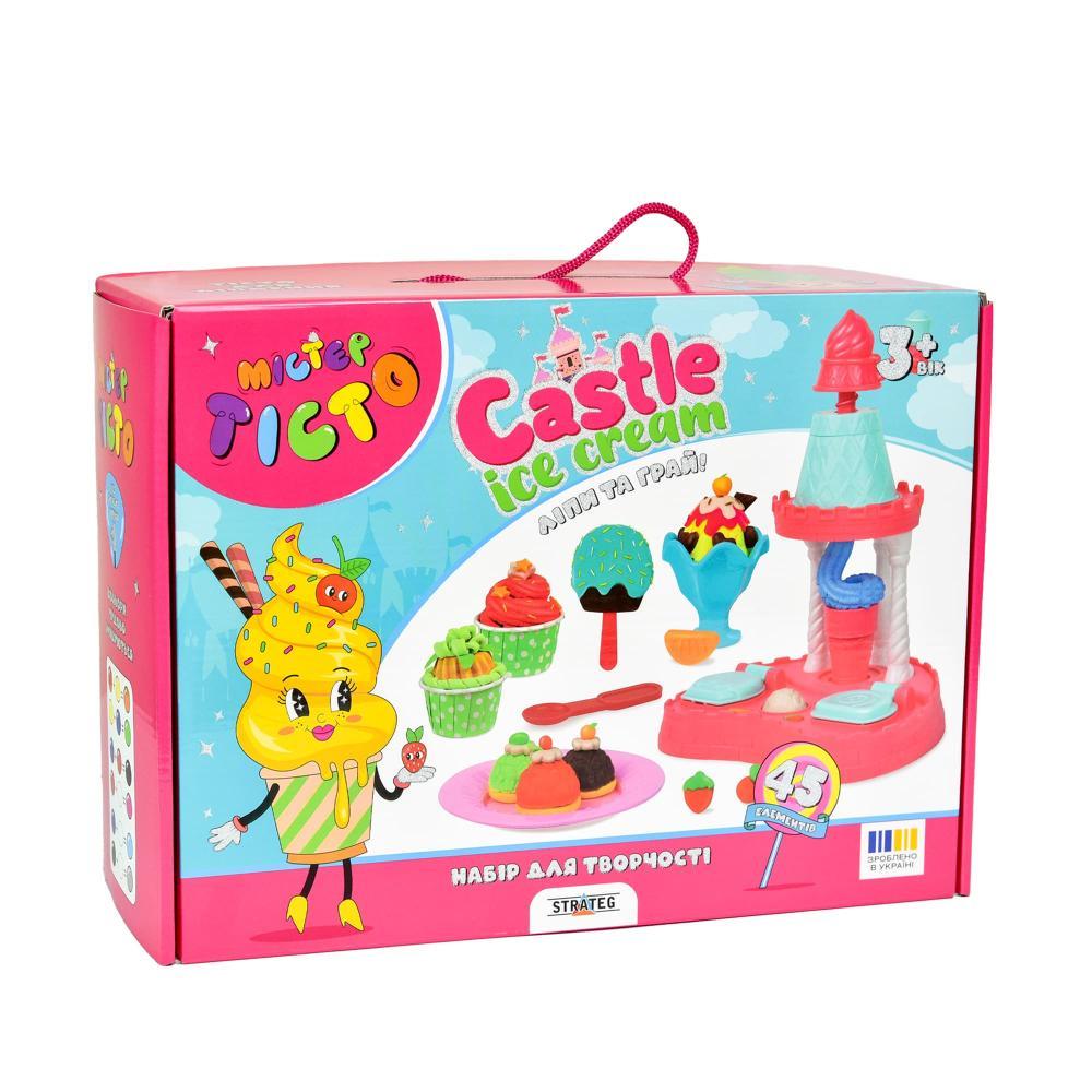 Набор для творчества Strateg Мистер тесто Castle Ice-Cream на украинском языке (41030)