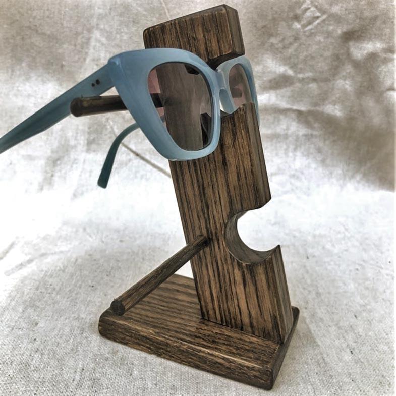 Органайзер для очков из дерева Милиси 2 Сепия (ОЧК-203008)