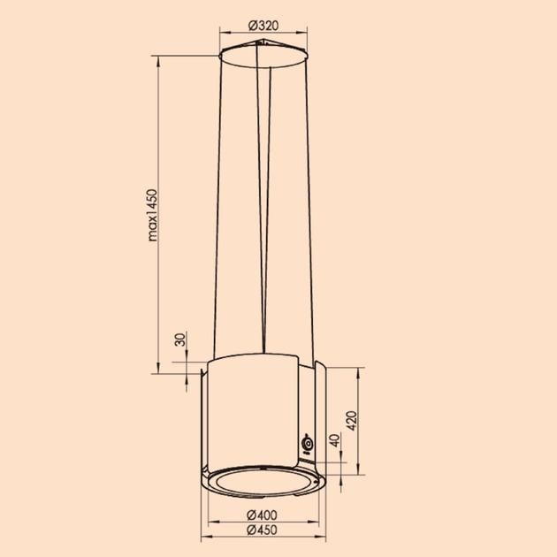 Витяжка острівна KLARSTEIN Skyfall Smart (10035379) - фото 7
