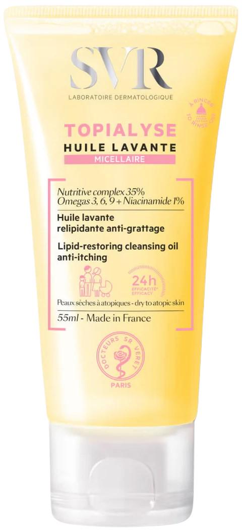 Масло очищающее мицеллярное SVR Topialyse Lipid-Restoring Cleansing Oil для лица и тела 55 мл (2623685512)