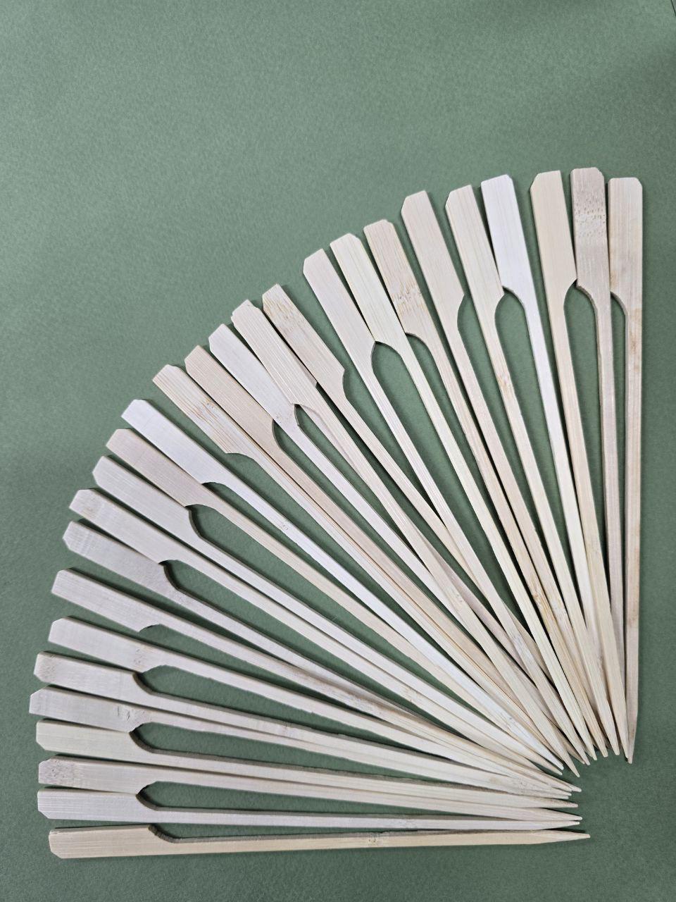 Шпажка бамбукова дерев'яна Весло для канапе 18 см 100 шт.