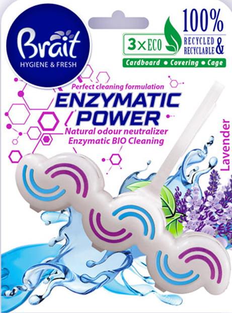 Блок для унітазу Brait Enzymatic Power Lavender 45 г (12394)