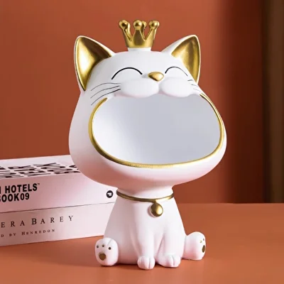 Статуэтка счастливый кот для удобного хранения мелочей (C01268) - фото 3 Статуэтка счастливый кот для удобного хранения мелочей (C01268) - фото 3