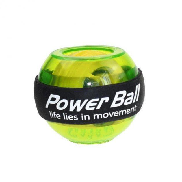 Тренажер-эспандер гироскопический Wrist Ball для кистей рук Зеленый (4993920)
