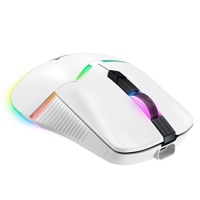 Компьютерная мышка беспроводная Onikuma RGB Tri-Mode Gaming CW928 игровая Белый (36261193)