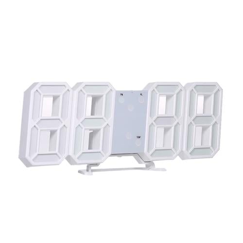 Часы электронные настольные LY-1089 с будильником датой и температурой LED White (1023992)