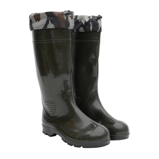 Сапоги мужские резиновые ПВХ с манжеткой Торнадо р. 44 Олива (358671344)