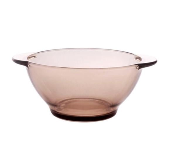 Бульйонниця Mazhura Серпанок скло 500 мл Коричневий