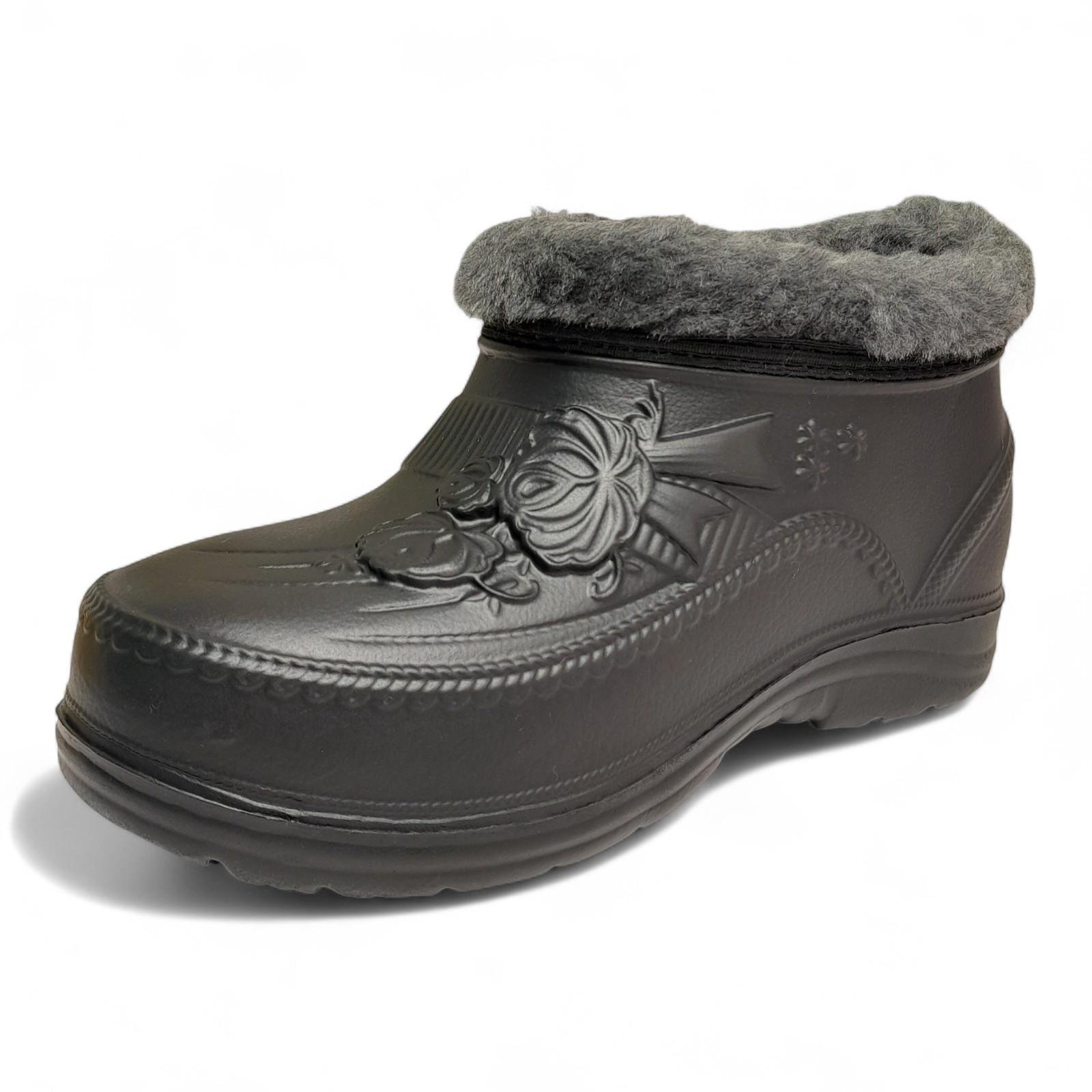 Галоши женские зимние GIPANIS GP-32 р. 39 25 см Черный (2763448923) - фото 2