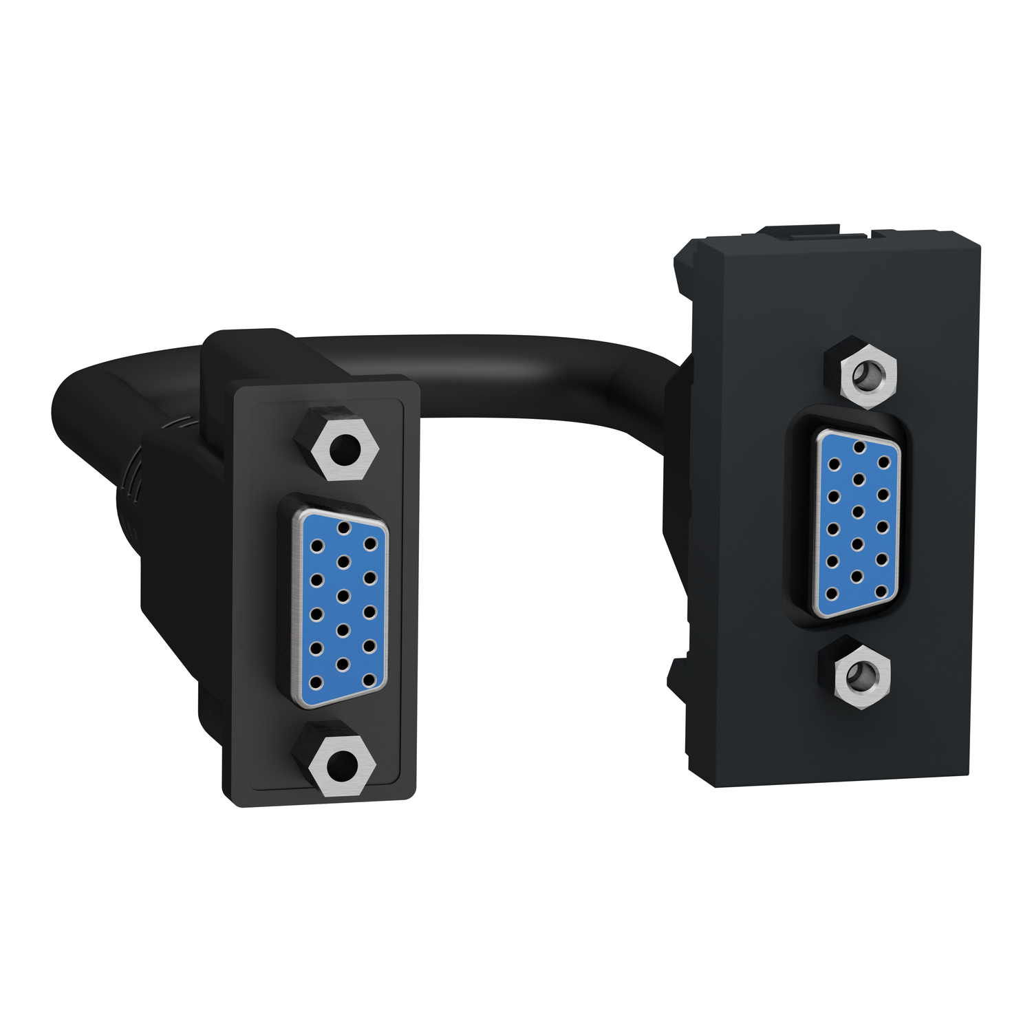 Розетка Schneider Electric Unica HD15 female VGA 1 модуль Антрацит (NU343254) Розетка Schneider Electric Unica HD15 female VGA 1 модуль Антрацит (NU343254)