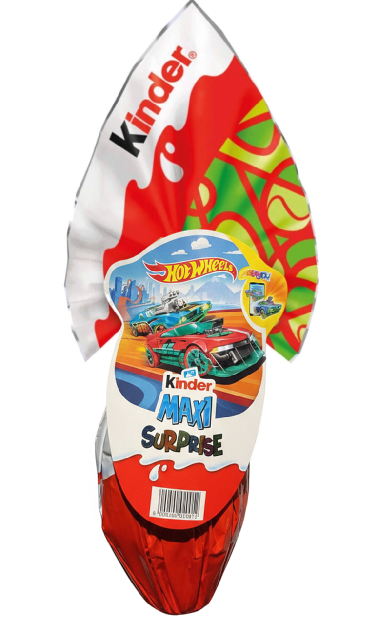 Шоколадне яйце Kinder Maxi Surprise Hot Wheels 150 г (2107831978)