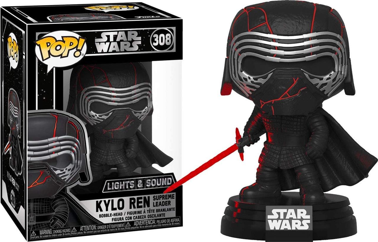Дитяча ігрова фігурка Funko Pop Kylo Ren Lights and Sound 10 см (SW KR LS 308)
