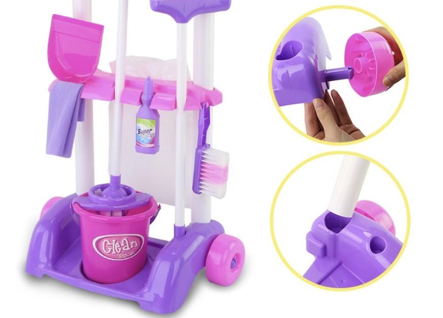 Детский игровой набор для уборки Little Helper Розовый - фото 10 Детский игровой набор для уборки Little Helper Розовый - фото 10