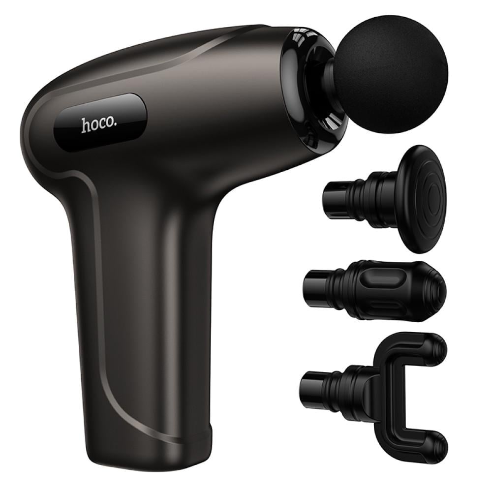 Массажер Hoco триггерных точек с 4 насадками Черный (HP51) Массажер Hoco триггерных точек с 4 насадками Черный (HP51)