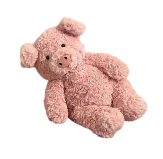 М'яка іграшка Свинка плюшева тедді Рожевий (2619417224)