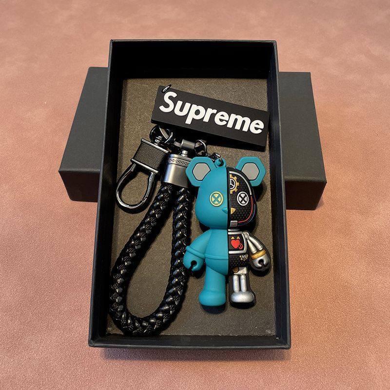 Брелок для ключей Bearbrick Киборг Supreme Бирюзовый (4627346Bir) - фото 3 Брелок для ключей Bearbrick Киборг Supreme Бирюзовый (4627346Bir) - фото 3