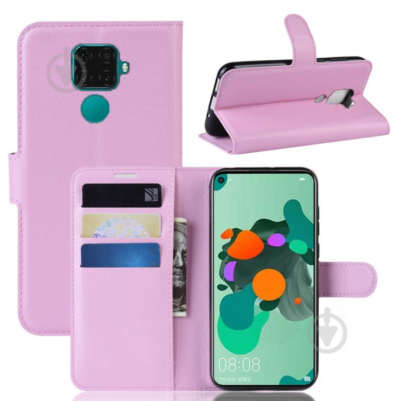 Чохол-книжка Litchie Wallet Huawei Mate 30 Lite / Nova 5i Pro Pink (hub_MHRU18849) - фото 2