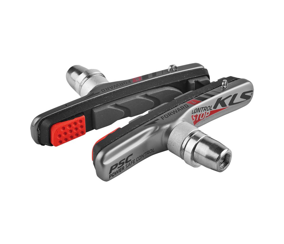 Колодки гальмівні катриджні KLS Controlstop V-01 Чорно-червоний (8585019319555)